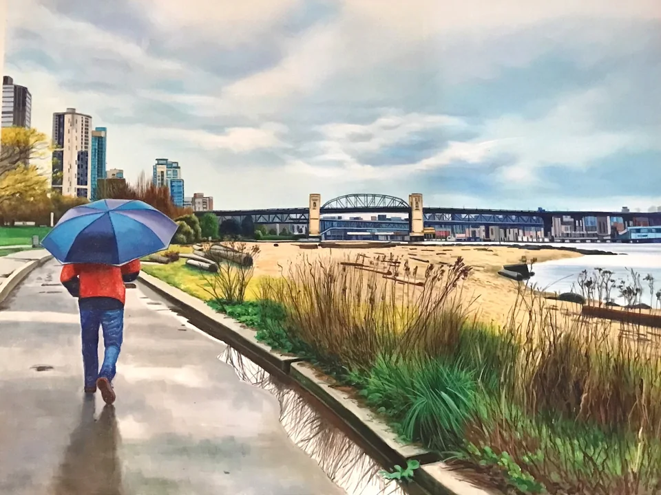 Rainy English Bay Afternoon